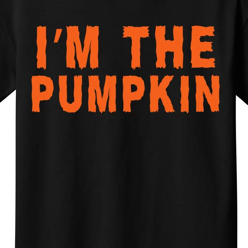 Funny Halloween IM The Pumpkin Jackolantern Pumpkin Halloween Costume Couple Kids T-Shirt