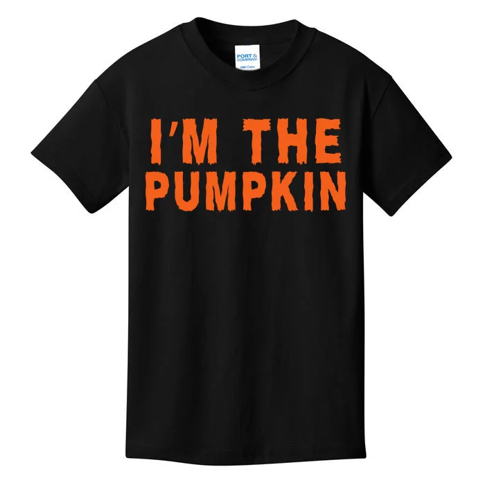 Funny Halloween IM The Pumpkin Jackolantern Pumpkin Halloween Costume Couple Kids T-Shirt