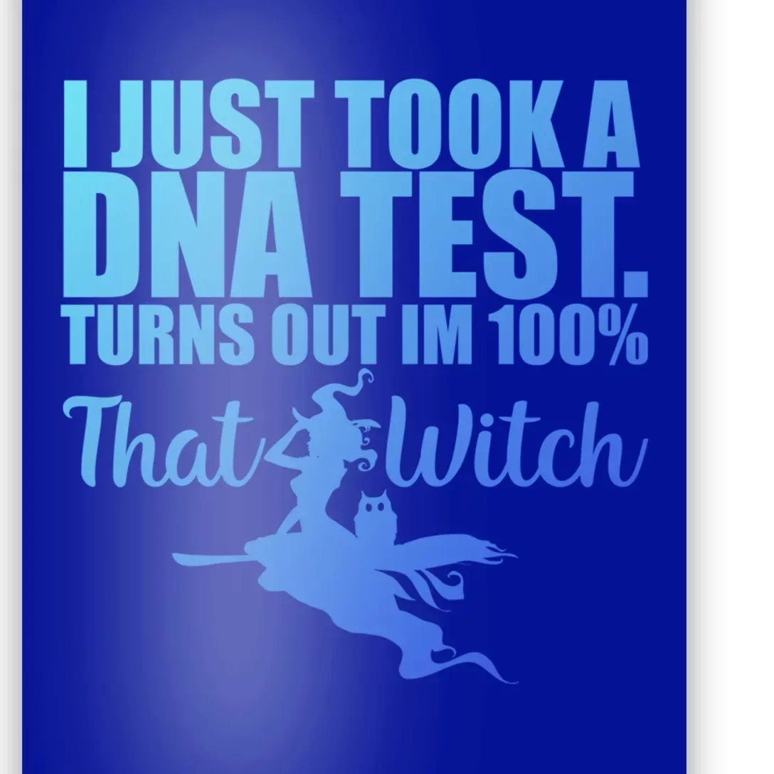 Funny Halloween Im 100% Percent That Witch Gift Poster