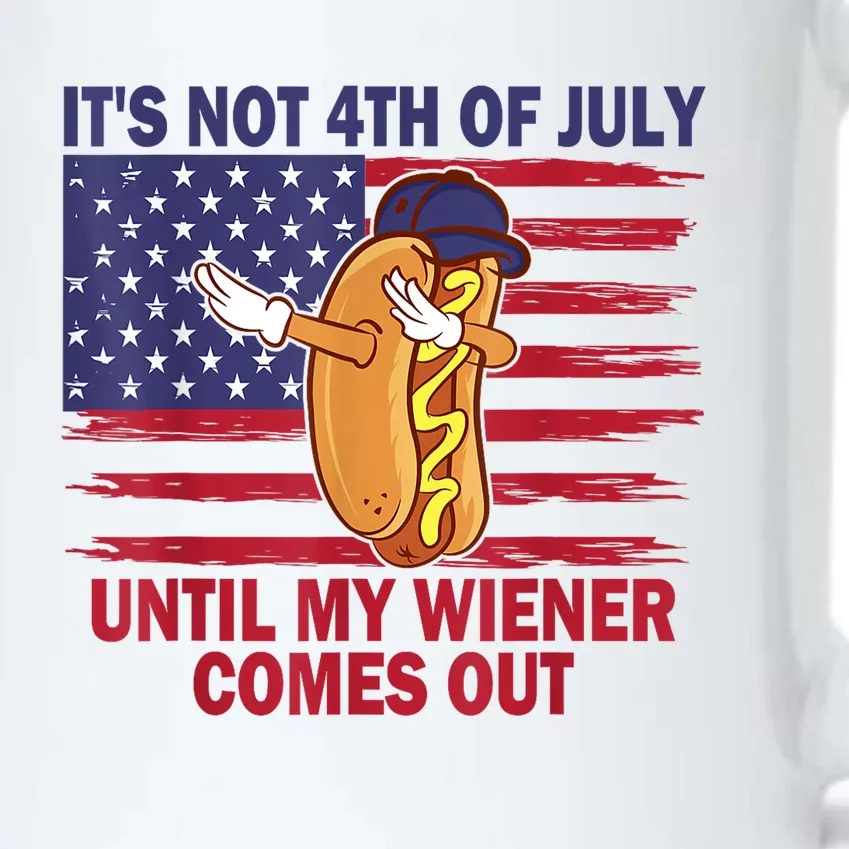 Funny Hotdog Its Not 4th Of July Until My Wiener Comes Out Black Color Changing Mug