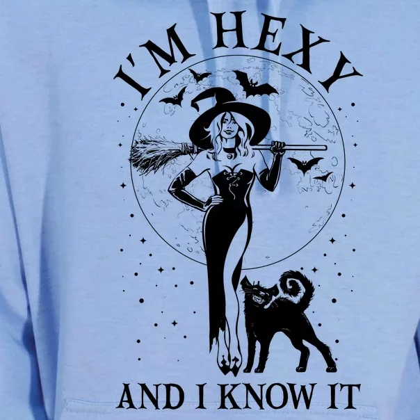 Funny Halloween I'm Hexy And I Know It Sexy Witch Unisex Surf Hoodie