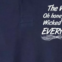 Funny Halloween I'm The Wicked Witch Of Everything Softstyle Adult Sport Polo