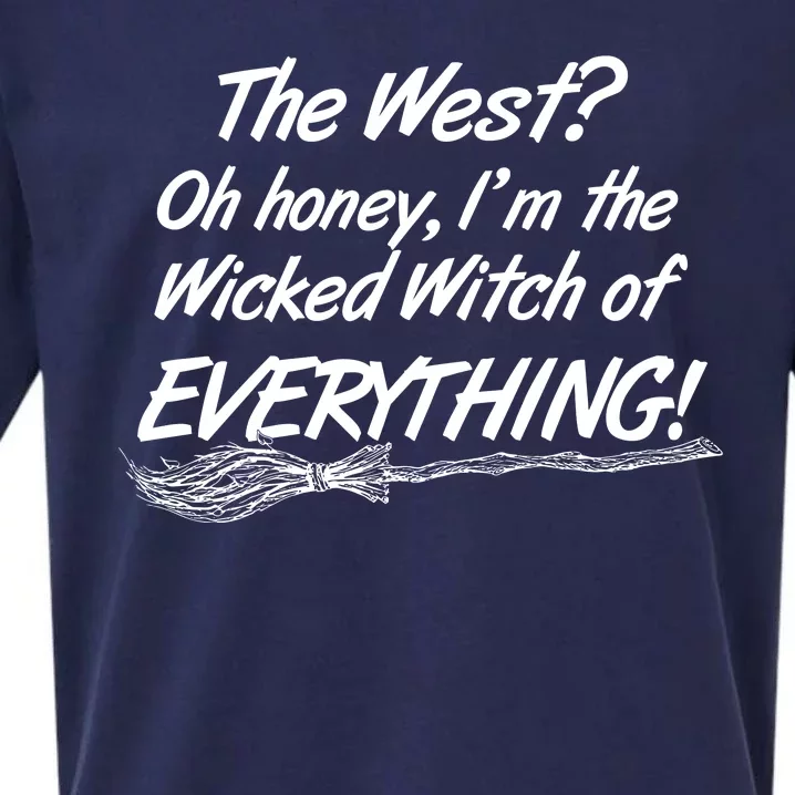 Funny Halloween I'm The Wicked Witch Of Everything Sueded Cloud Jersey T-Shirt