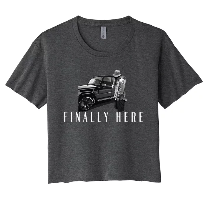 Finally Here Isaac Leo Album Mercy Women's Crop Top Tee