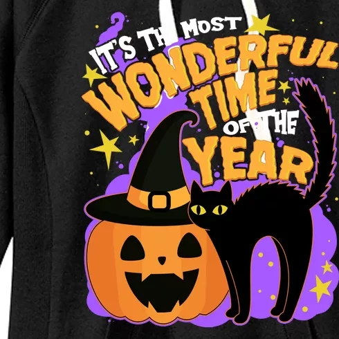 Funny Halloween It's The Most Wonderful Time Of The Year Women's Fleece Hoodie