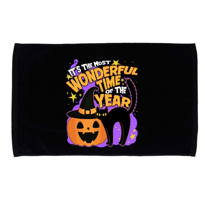 Funny Halloween It's The Most Wonderful Time Of The Year Microfiber Hand Towel