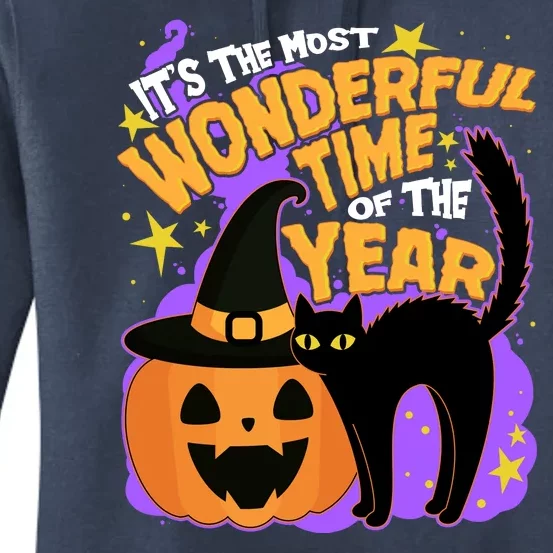 Funny Halloween It's The Most Wonderful Time Of The Year Women's Pullover Hoodie