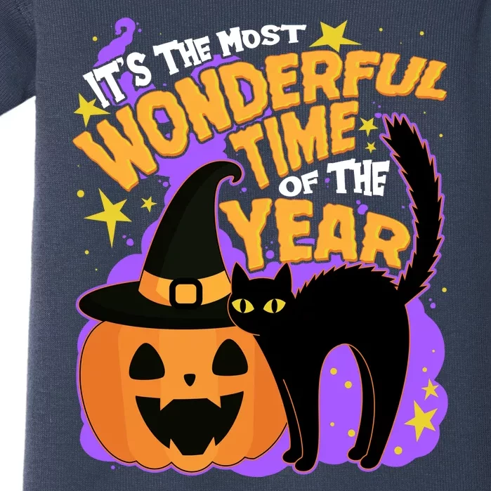 Funny Halloween It's The Most Wonderful Time Of The Year Baby Bodysuit