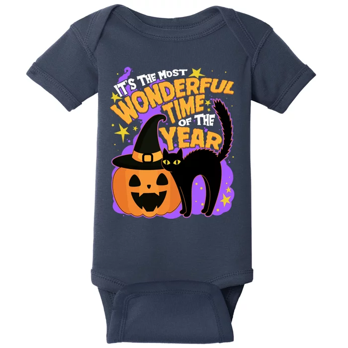 Funny Halloween It's The Most Wonderful Time Of The Year Baby Bodysuit