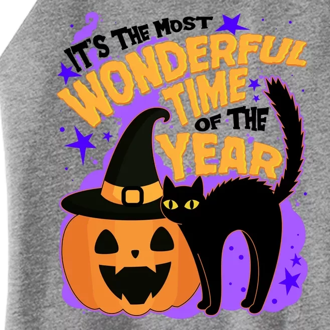 Funny Halloween It's The Most Wonderful Time Of The Year Women’s Perfect Tri Rocker Tank