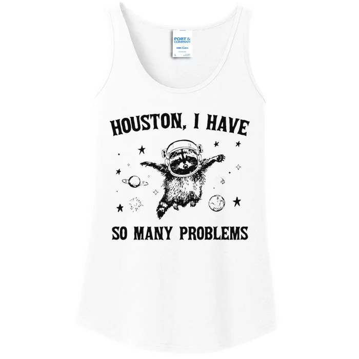 Funny Houston I Have So Many Problems Gift Ladies Essential Tank