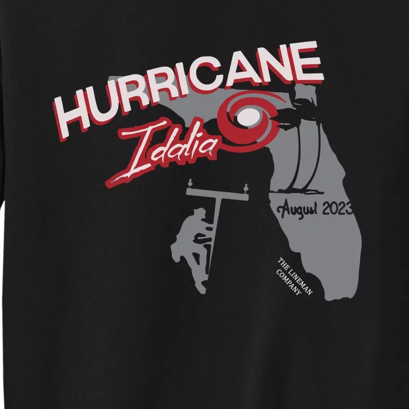 Florida Hurricane Idalia I Survived Hurricane Idalia Storm Tall Sweatshirt