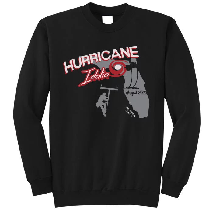 Florida Hurricane Idalia I Survived Hurricane Idalia Storm Tall Sweatshirt