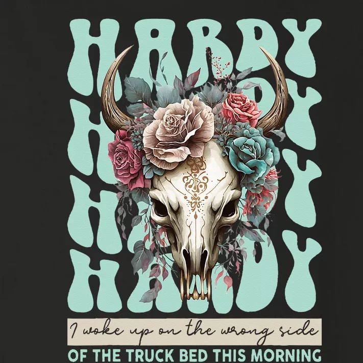 Funny Hardy I Woke Up On The Wrong Side Of The Truck Bed Toddler Long Sleeve Shirt