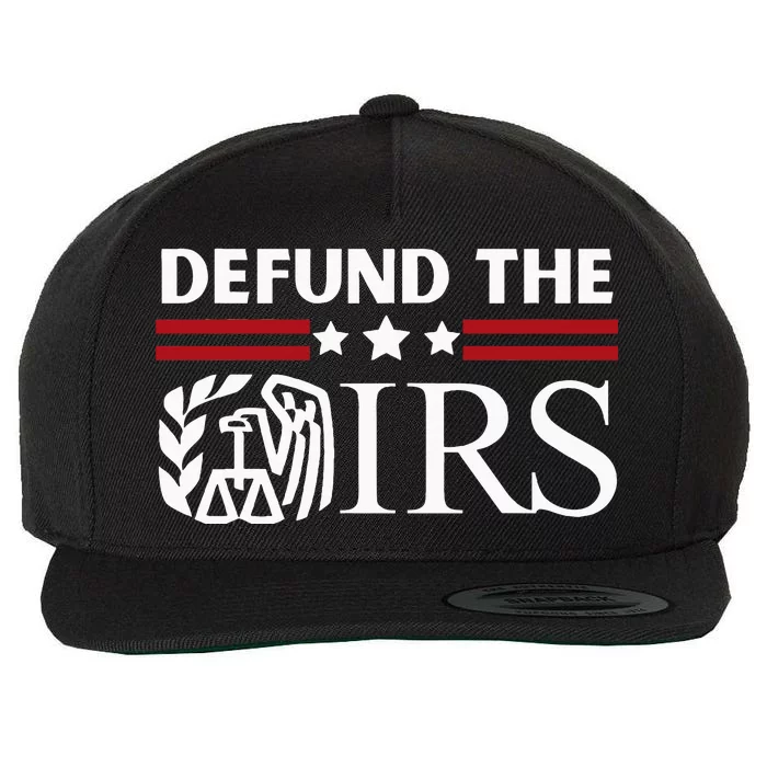 Funny Humor Irs Defund The Irs Wool Snapback Cap