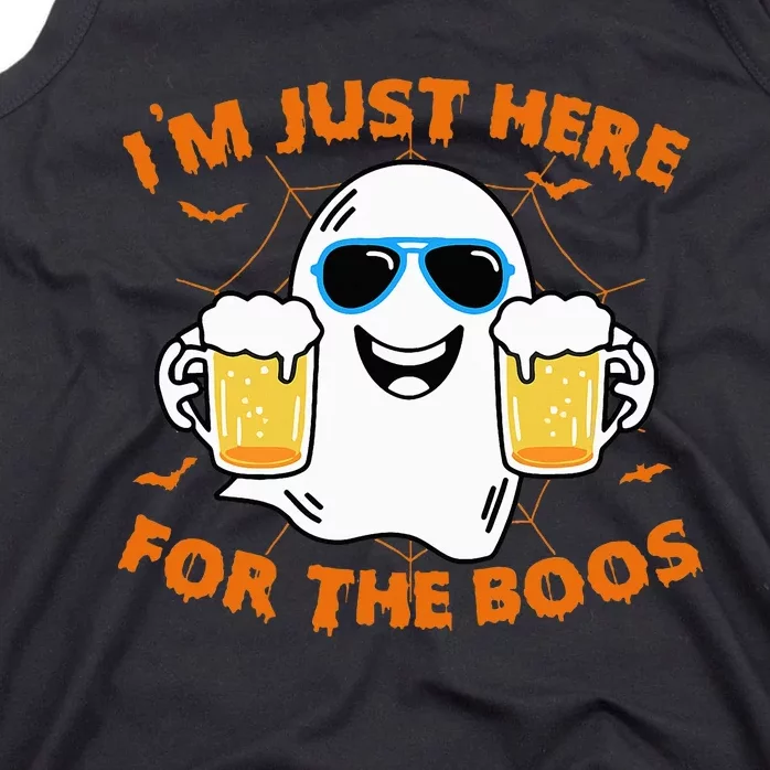 Funny Halloween Im Just Here For The Boos Costume Gift Tank Top