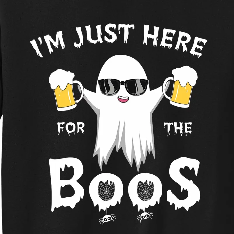 Funny Halloween IM Just Here For The Boos Sweatshirt