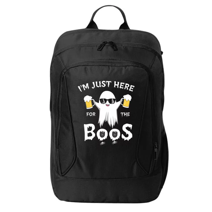 Funny Halloween IM Just Here For The Boos City Backpack