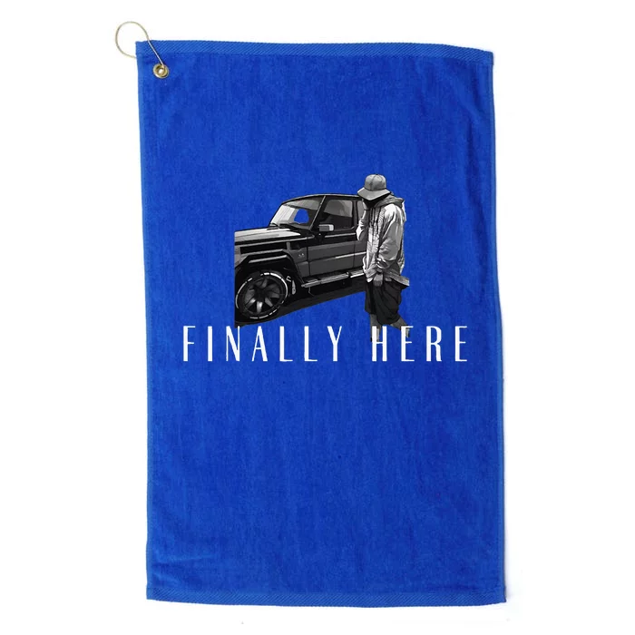 Finally Here Isaac Leo Platinum Collection Golf Towel