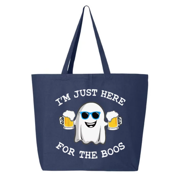 Funny Halloween Im Just Here For The Boos Costume Gift 25L Jumbo Tote