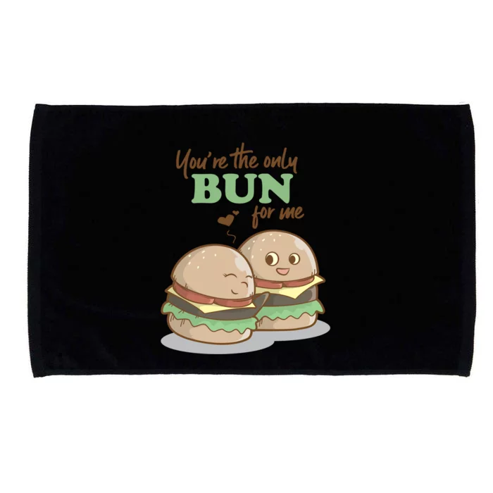 Funny Hamburger Junkfood Pun Fast Food Gift Idea For Couples Meaningful Gift Microfiber Hand Towel