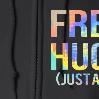 Free Hugs Just Ask Funny Sarcastic Joke Fun Full Zip Hoodie