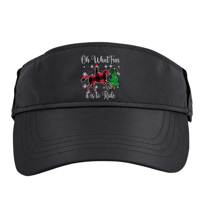 Festive Horse Joyride for Christmas Celebration Adult Drive Performance Visor