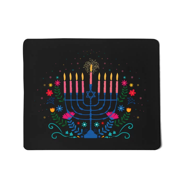 Family Hanukkah Jewish Holiday Mousepad