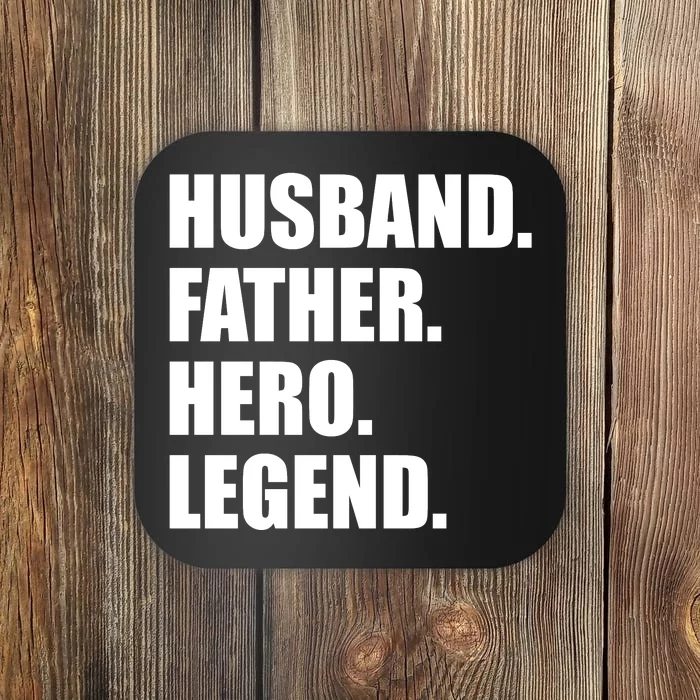 Father Husband Janitor Hero Fathers Day Coaster