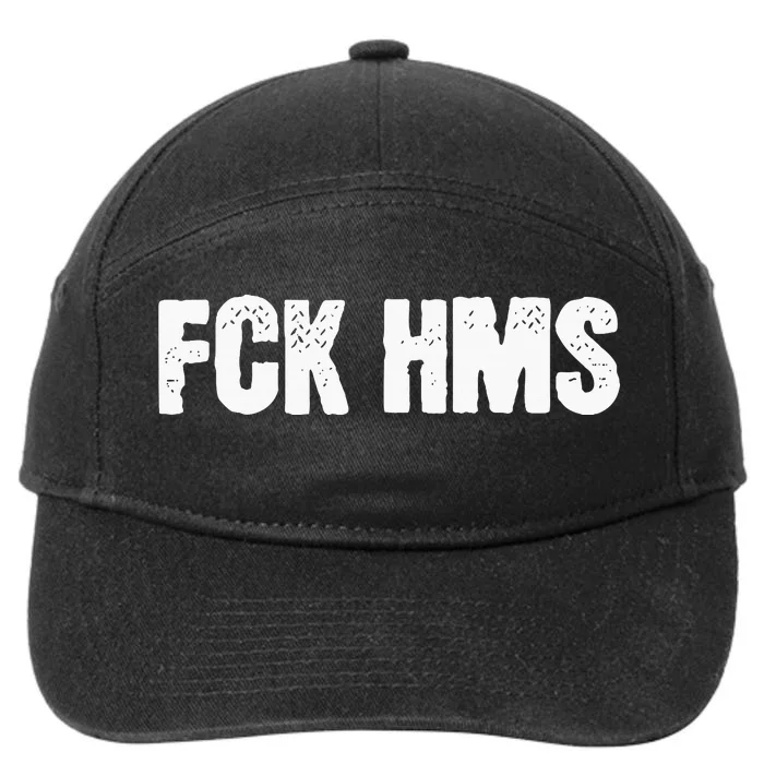 Fck Hms Jewish Nondistressed Vintage 7-Panel Snapback Hat