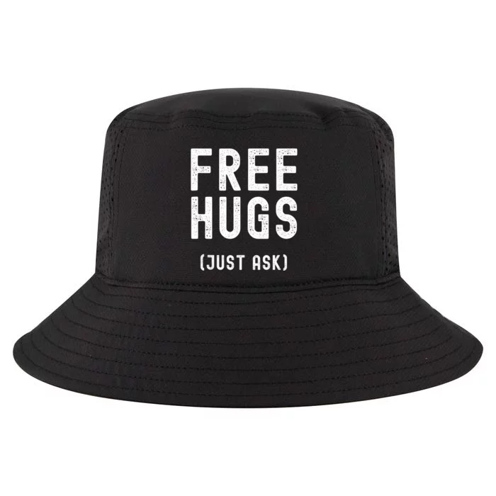 Free Hugs Just Ask Cool Comfort Performance Bucket Hat