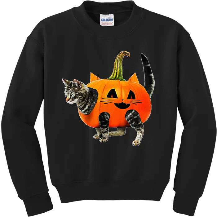 Funny Halloween Jack O Lantern Pumpkin Ca For Men Kids Sweatshirt