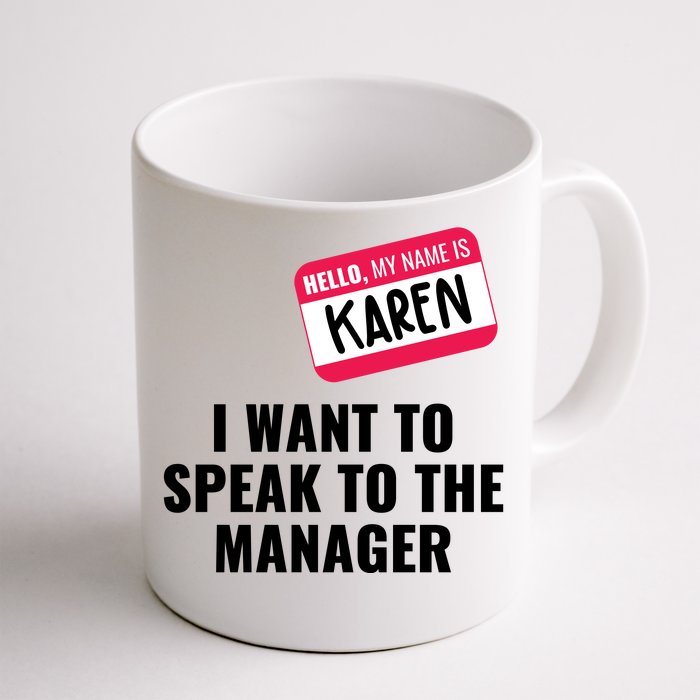 Funny Halloween Karen Costume Front & Back Coffee Mug