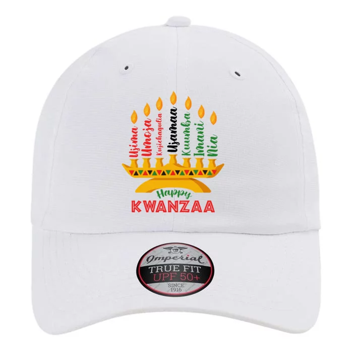 Funny Happy Kwanzaa Kinara Seven Candles Principles Of Kwanzaa The Original Performance Cap