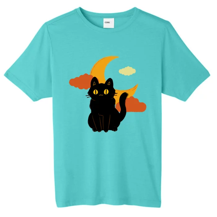 Funny Halloween Kitty ChromaSoft Performance T-Shirt