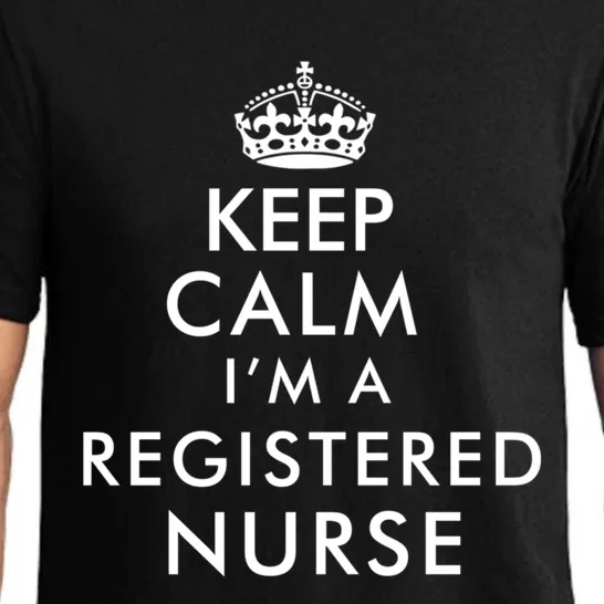 Funny Hilarious Keep Calm Im A Registered Nurse Rn Meaningful Gift Pajama Set