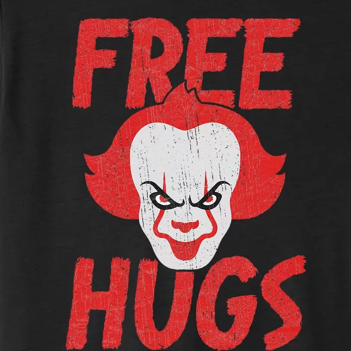 Free Hugs Killer Scary Clown Clothes ChromaSoft Performance T-Shirt