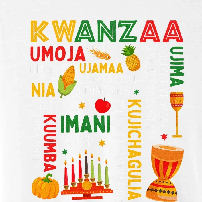 Funny Happy Kwanzaa Seven Principles Of Kwanzaa ChromaSoft Performance T-Shirt