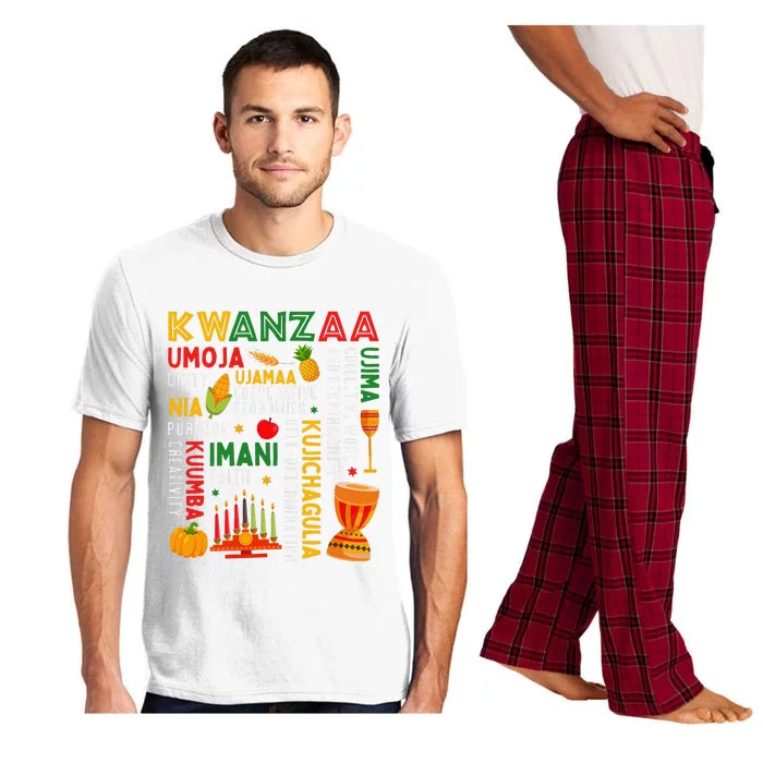 Funny Happy Kwanzaa Seven Principles Of Kwanzaa Pajama Set