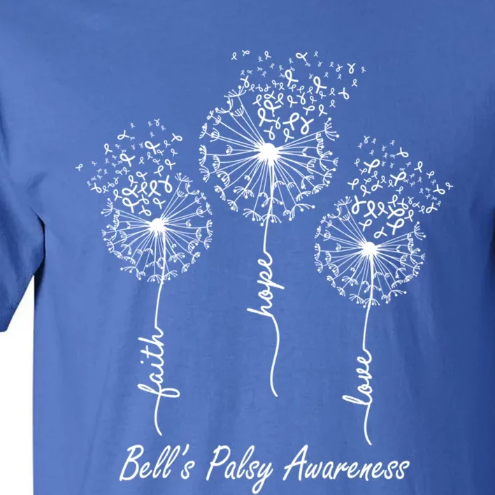 Faith Hope Love Bell’s Palsy Awareness Cool Gift Tall T-Shirt