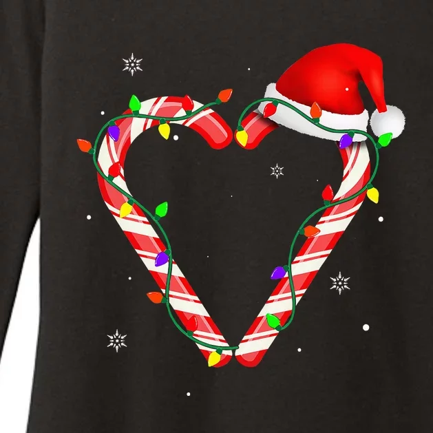 Festive Holiday Lights Family Matching Outfits Womens CVC Long Sleeve Shirt