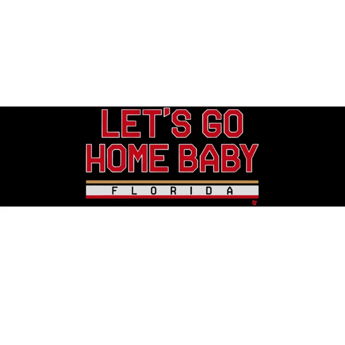 Florida Hockey Let’S Go Home Baby Bumper Sticker