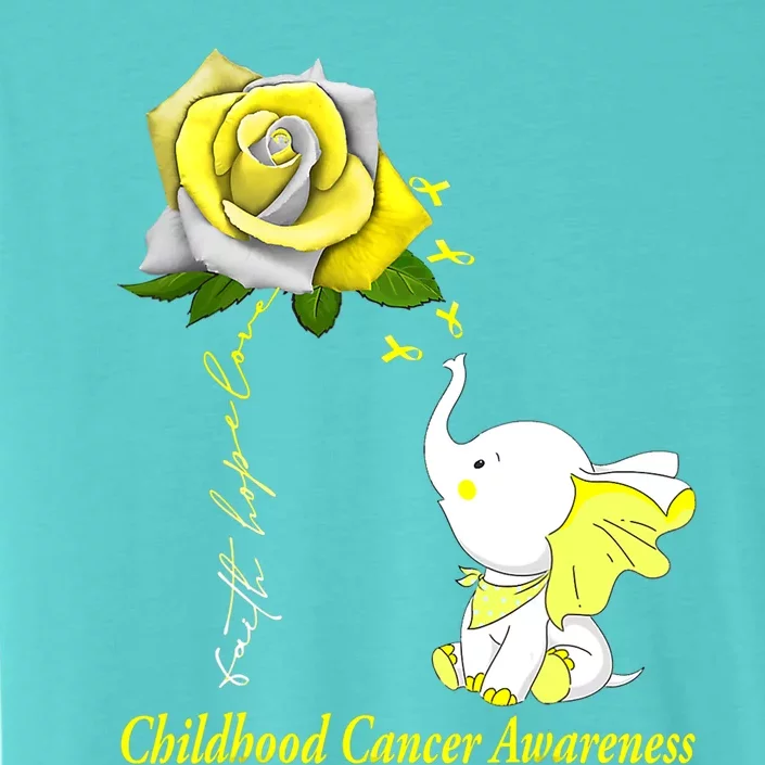 Faith Hope Love Childhood Cancer Awareness ChromaSoft Performance T-Shirt