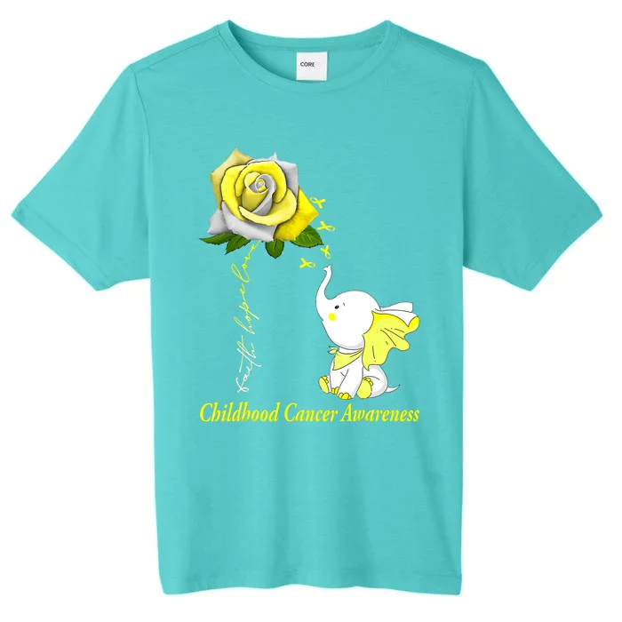 Faith Hope Love Childhood Cancer Awareness ChromaSoft Performance T-Shirt