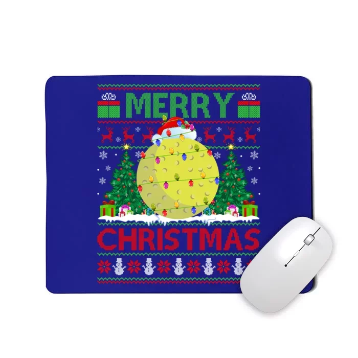 Field Hockey Lover Xmas Tree Santa Field Hockey Christmas Cute Gift Mousepad