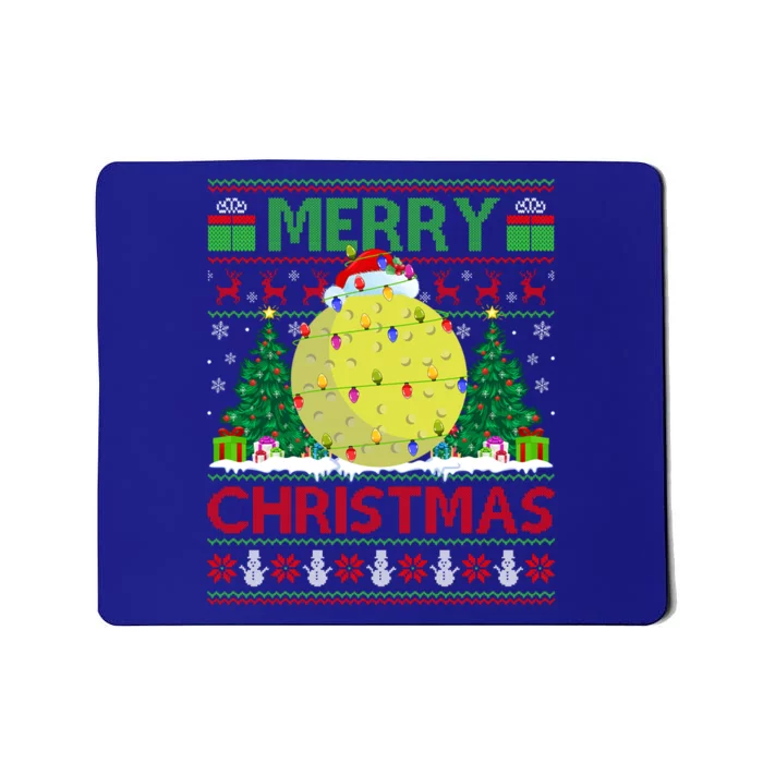 Field Hockey Lover Xmas Tree Santa Field Hockey Christmas Cute Gift Mousepad