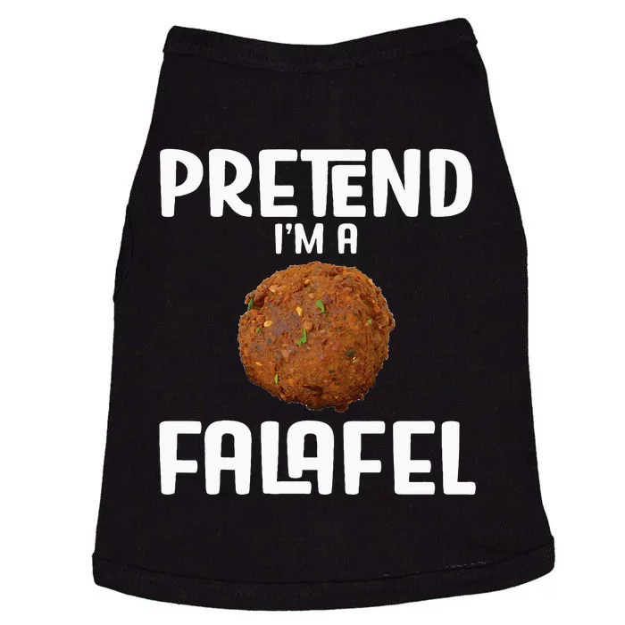 Funny Halloween Lazy Costume Outfit Pretend Im A Falafel Doggie Tank