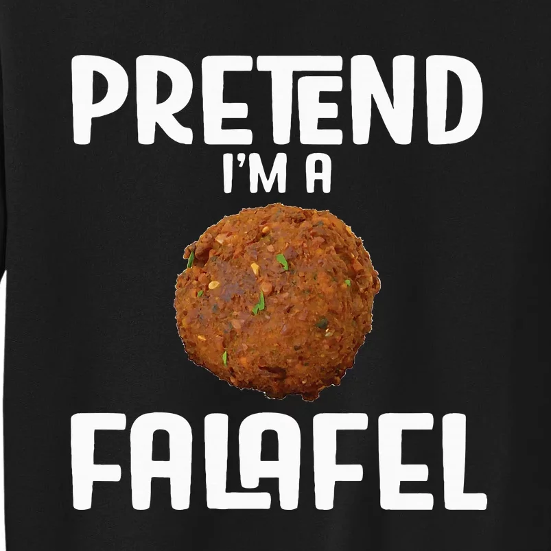 Funny Halloween Lazy Costume Outfit Pretend Im A Falafel Sweatshirt