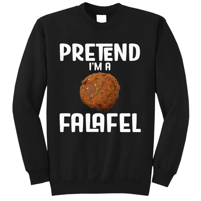 Funny Halloween Lazy Costume Outfit Pretend Im A Falafel Sweatshirt