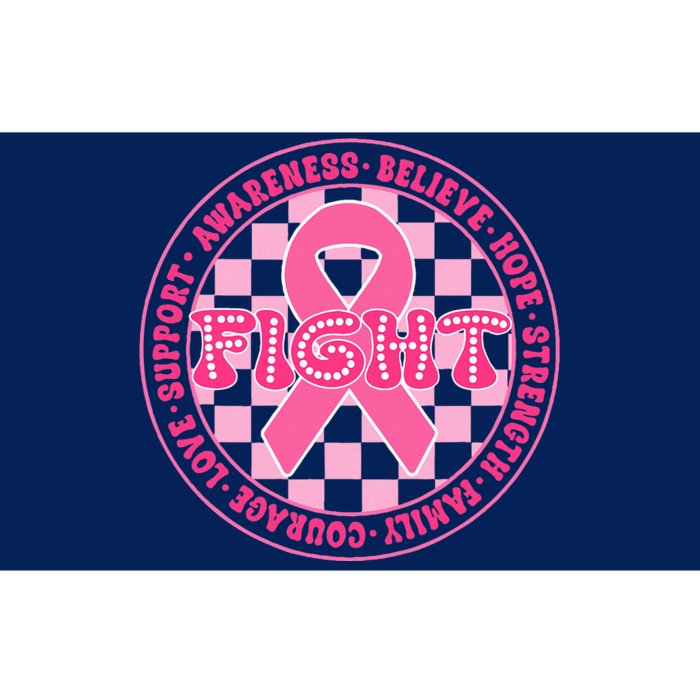 Faith Hope Love Ribbon Breast Cancer Awareness Month Bumper Sticker